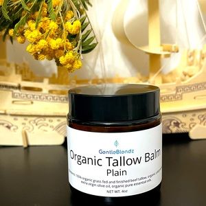 Organic Beef Tallow Balm - Unscented - Made to order.